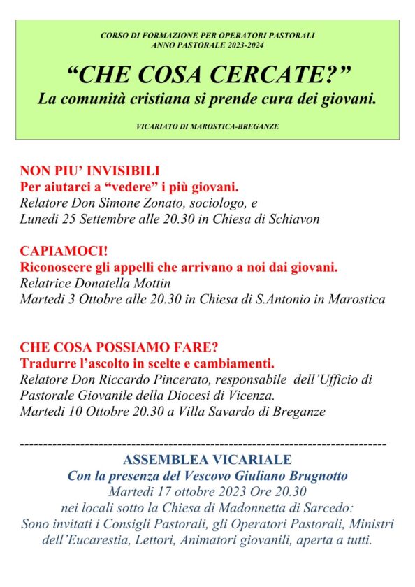 CORSO DI FORMAZIONE PER OPERATORI PASTORALI-1
